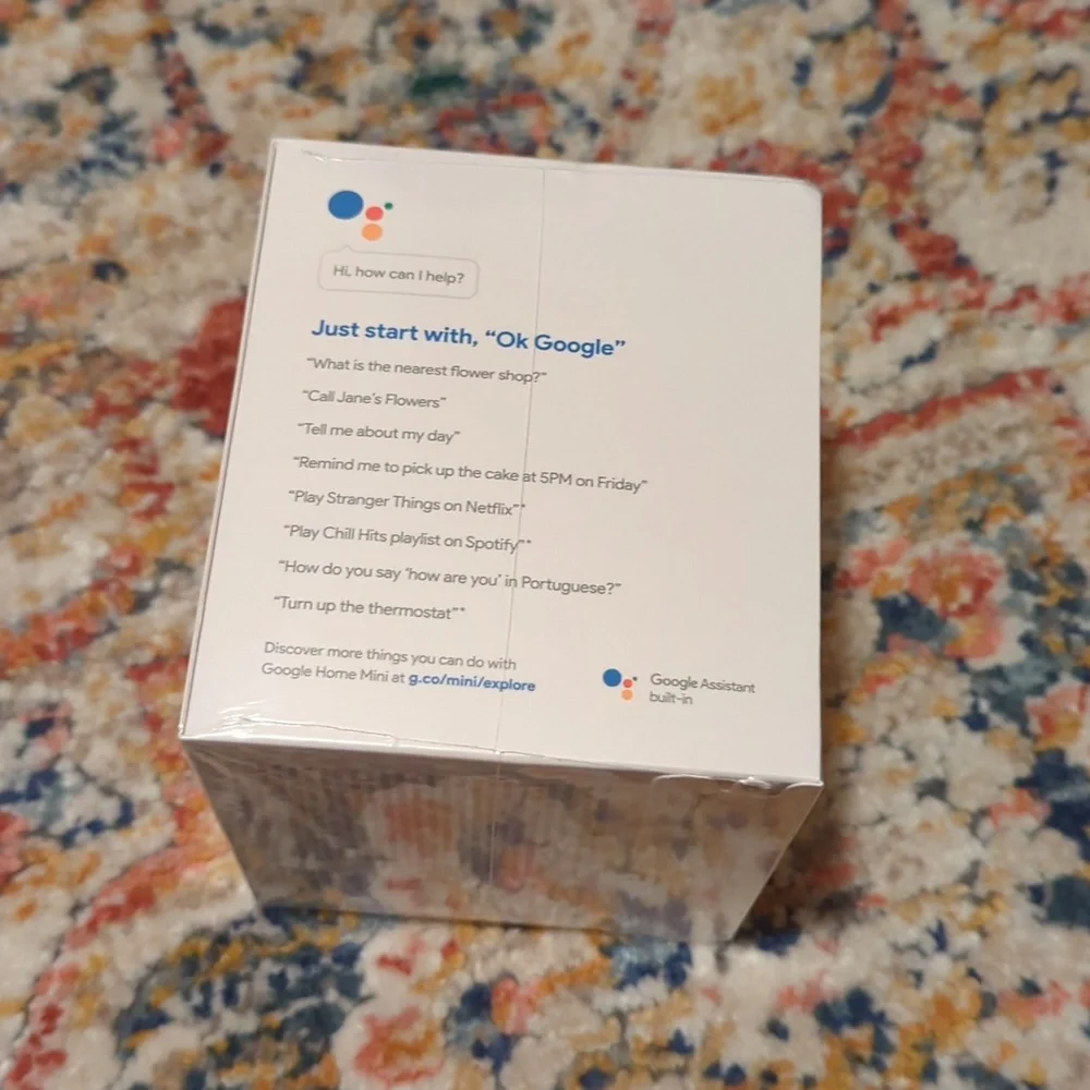 Google Home Mini Smart Speaker